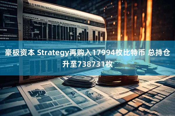 豪极资本 Strategy再购入17994枚比特币 总持仓升至738731枚