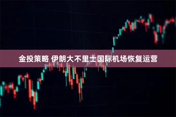 金投策略 伊朗大不里士国际机场恢复运营