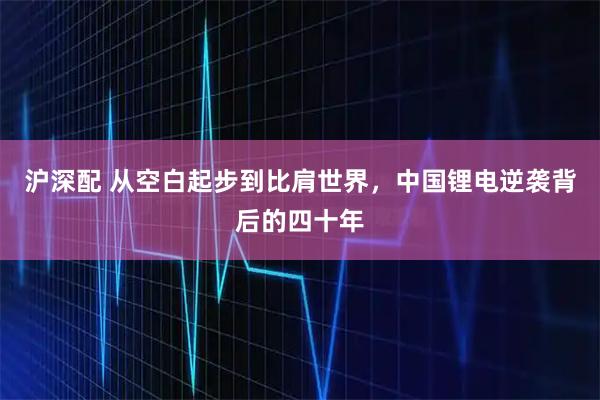 沪深配 从空白起步到比肩世界，中国锂电逆袭背后的四十年